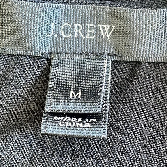 J.Crew Black Scalloped Hem Linen Blend
Romper - Picture 7 of 9